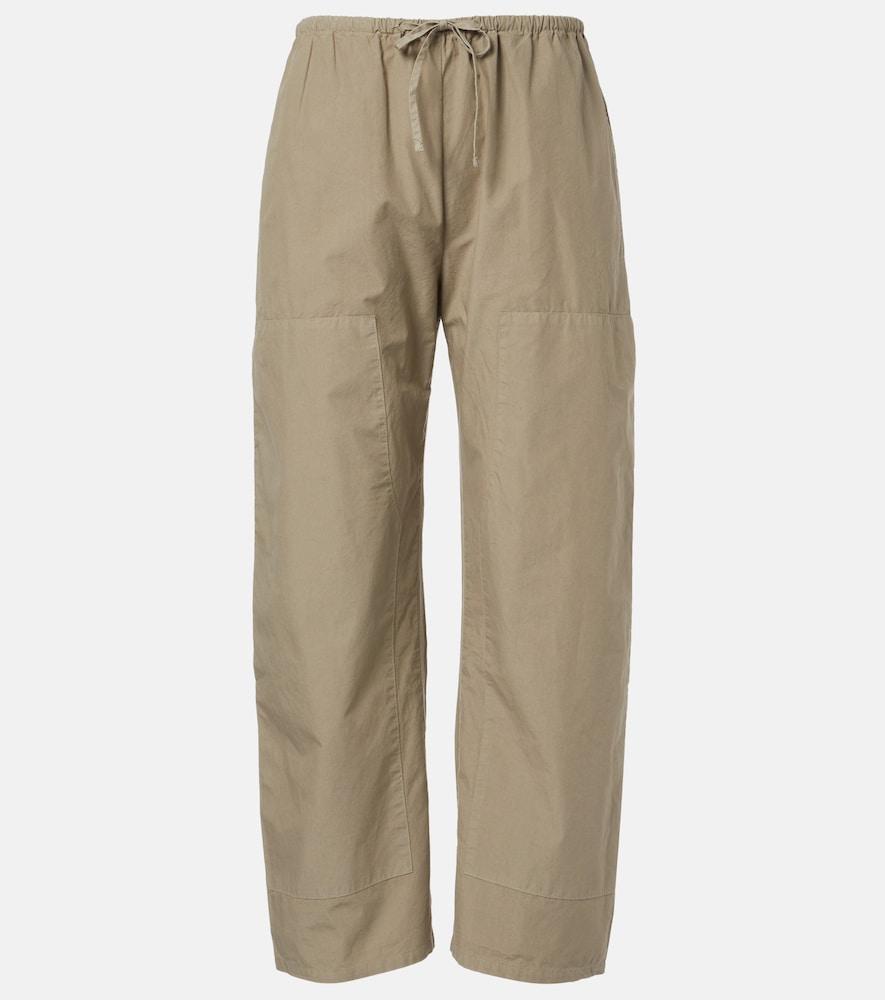 leset kyoto cotton wide-leg pants