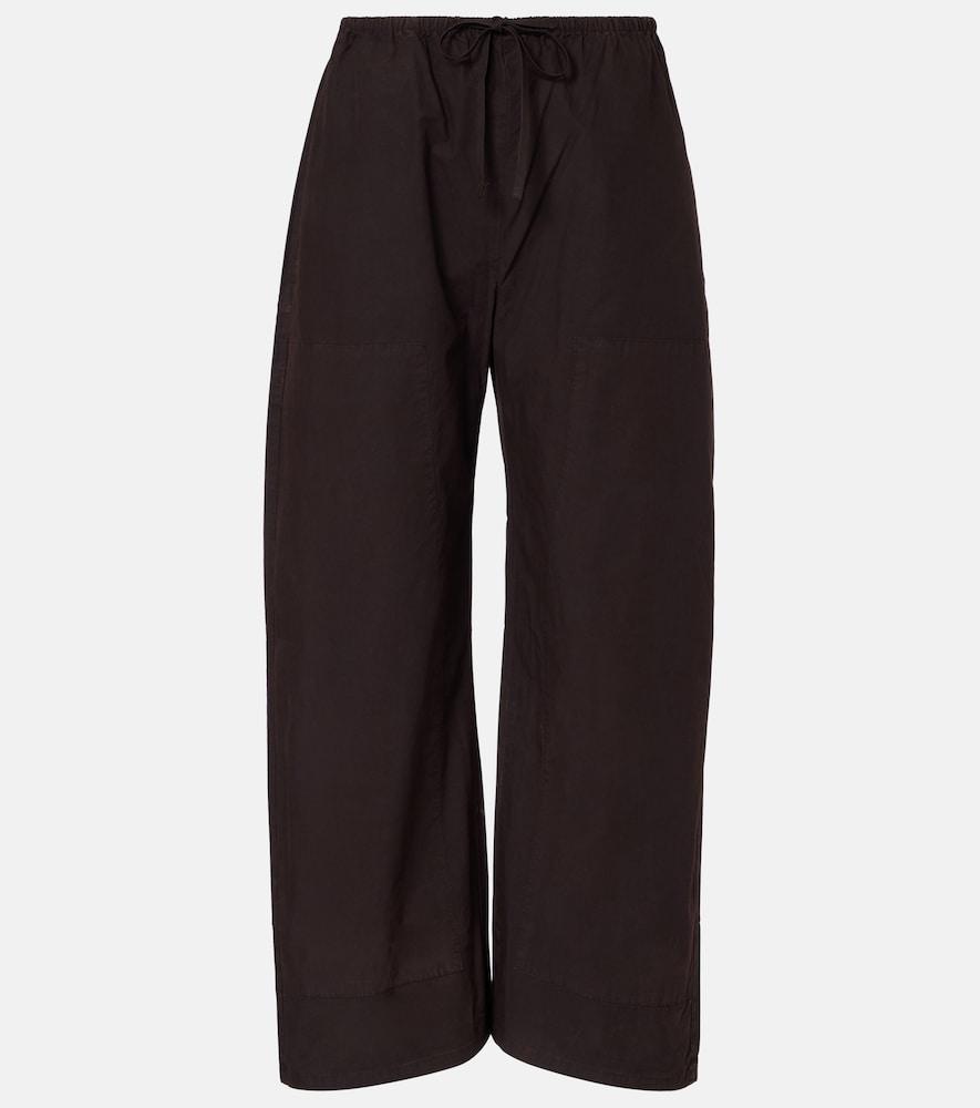 leset kyoto cotton wide-leg pants