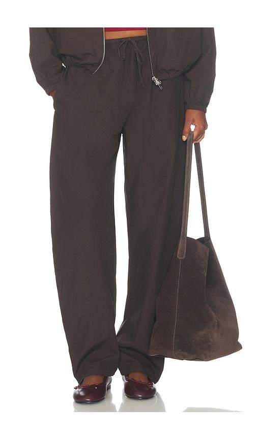 leset kyoto drawstring pant in chocolate. - size l (also in s)