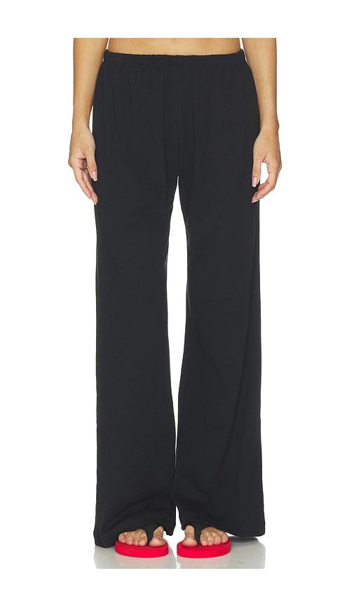 leset nando lounge pant in black. - size m (also in xs, s)