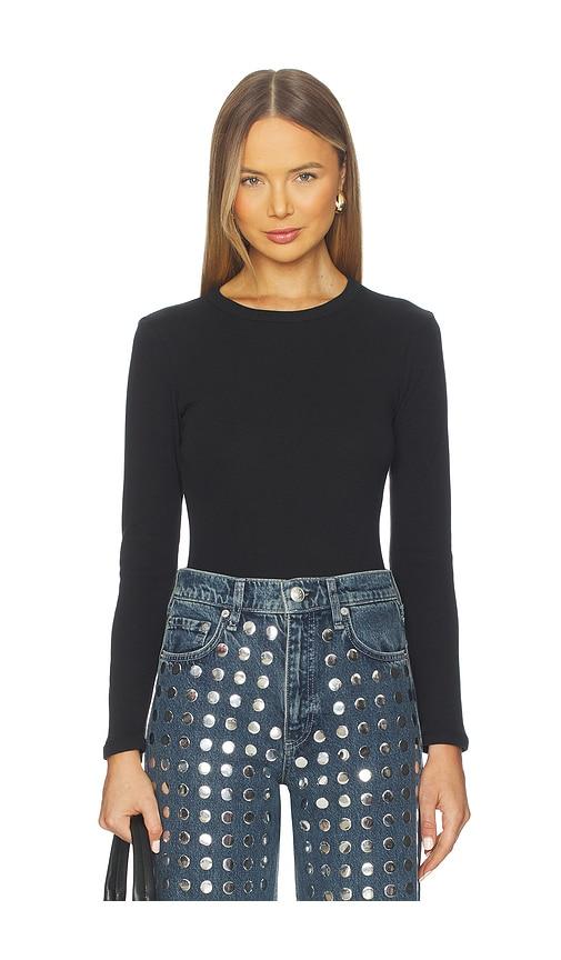 leset nando slim fit long sleeve in black. - size m (also in s)