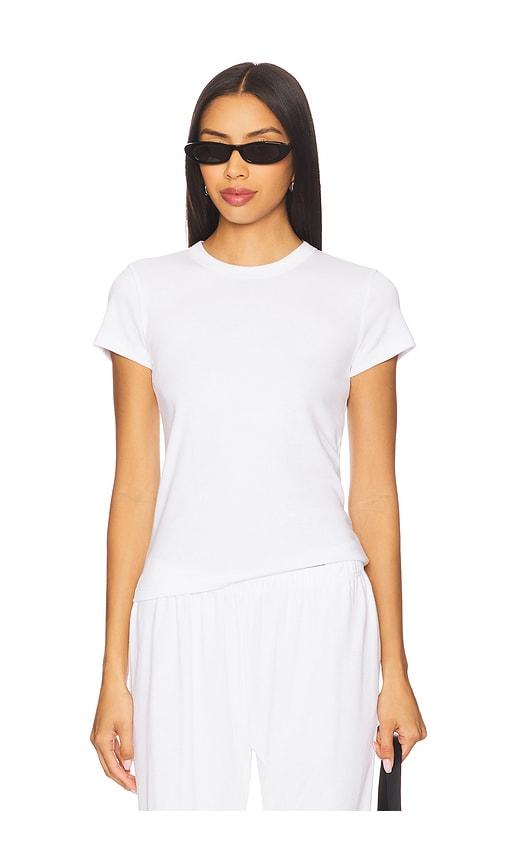leset nando slim fit tee in white. - size l (also in xl, xs)