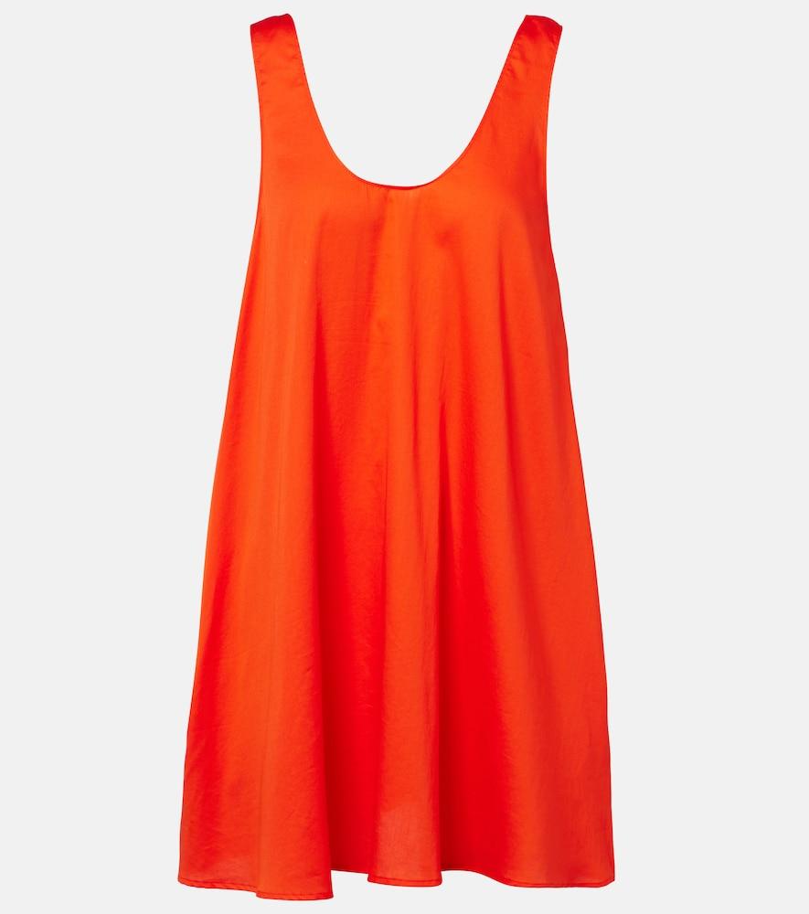 leset yoko cotton poplin minidress