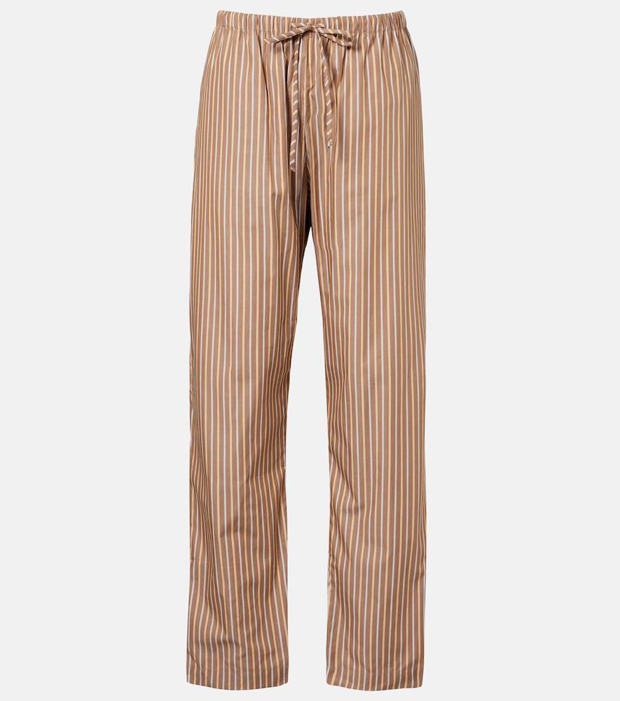 leset yoshi cotton-blend twill wide-leg pants