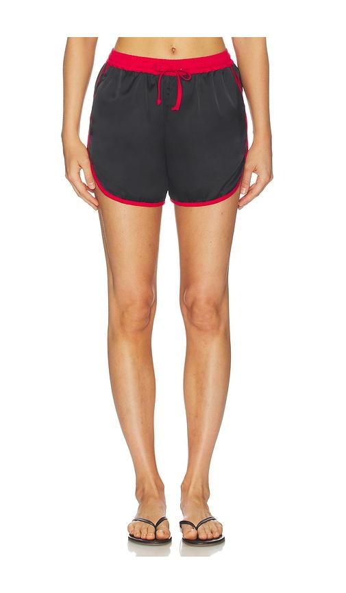 leslie amon boxer short in black. - size m (also in s, xs)