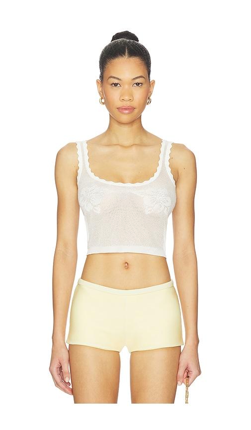 leslie amon emma top in white. - size s (also in xs)