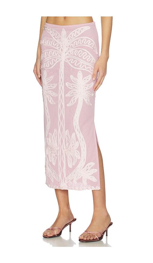 leslie amon phuket skirt in pink. - size l (also in xs)