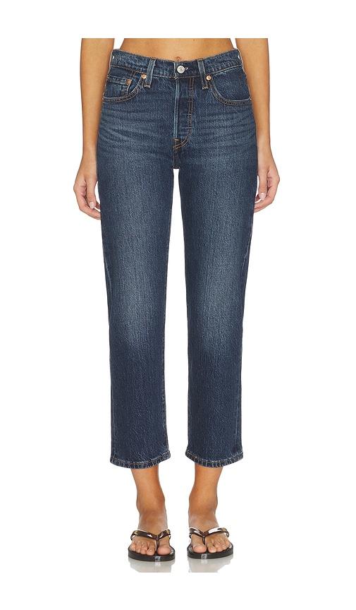 levi's 501 crop straight in blue. - size 25 (also in 26, 27, 28, 29)