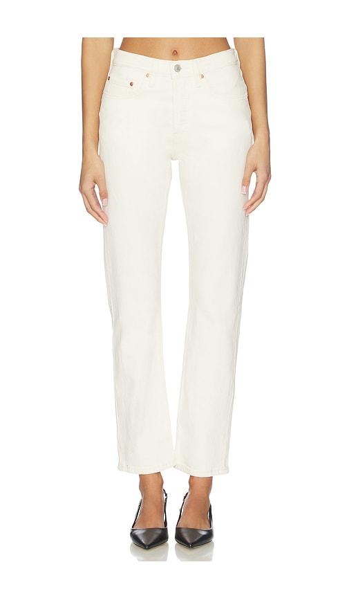levi's 501 straight in white. - size 24 (also in 25, 26, 27, 28, 29, 30, 31, 32)