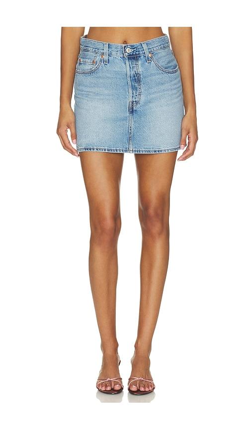 levi's icon skirt in blue. - size 24 (also in 25, 26, 27, 28, 29, 30, 31)