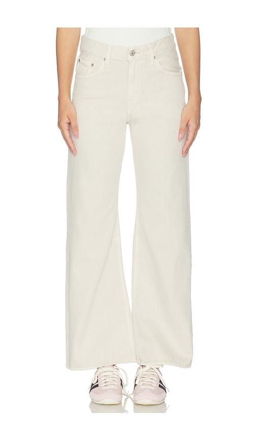 levi's loose boot jeans in cream. - size 24 (also in 25, 26, 27, 28, 29, 30, 31, 32)