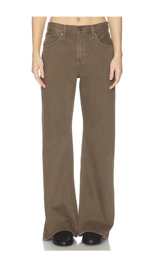 levi's loose boot jeans in dark green. - size 24 (also in 25, 26, 27, 29, 31, 32)