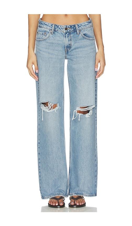 levi's low loose in blue. - size 24 (also in 26, 25, 27, 28, 29, 30, 31)