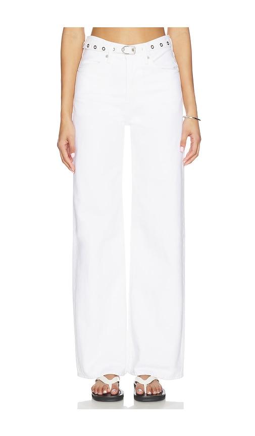 levi's ribcage wide leg belted in white. - size 24 (also in 25, 27, 28, 29, 30, 32)