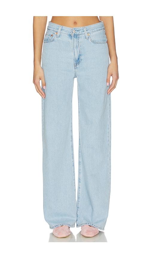 levi's ribcage wide leg in blue. - size 24 (also in 26, 25, 27, 28, 29, 30, 31, 32)