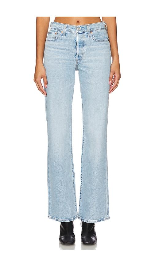levi's wedgie boot jeans in denim-light. - size 24 (also in 25, 26, 27, 28, 29, 30, 31, 32)