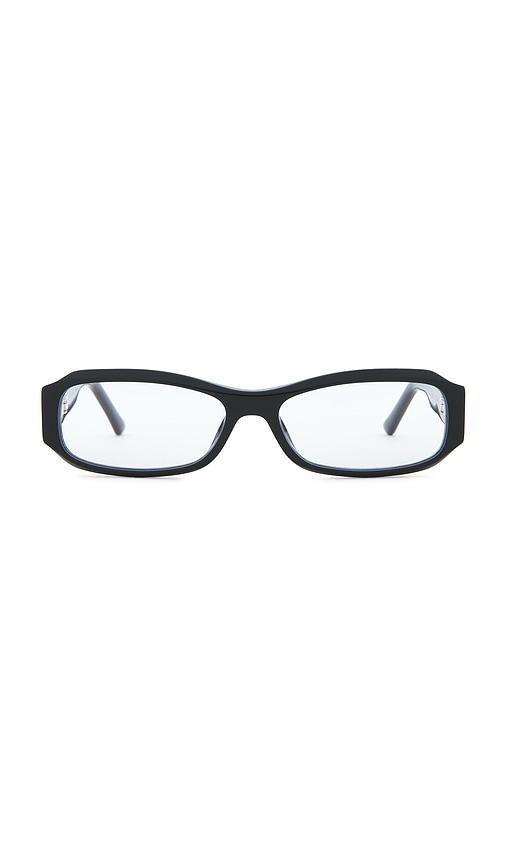 lexxola alba optical eyeglasses in black.