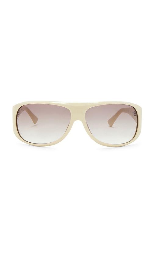 lexxola devon sunglasses in taupe.