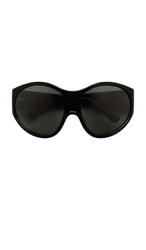 lexxola dina sunglasses in black.