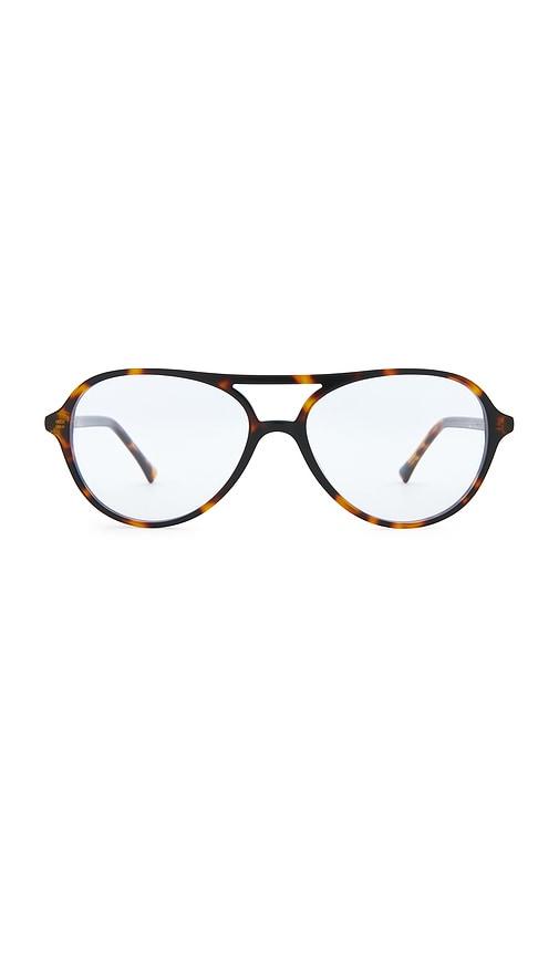 lexxola maxy optical eyeglasses in brown.