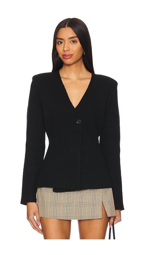 line & dot atleigh sweater in black. - size s (also in xs)
