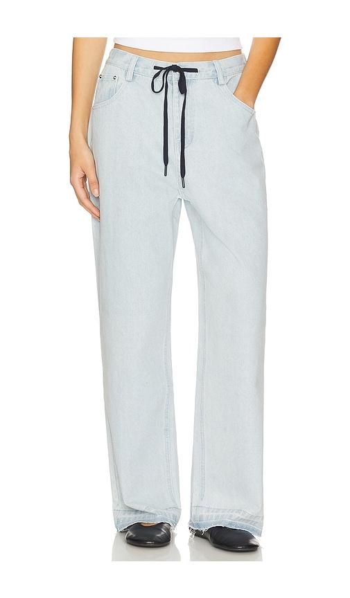line & dot elowen pant in blue. - size s (also in xs)