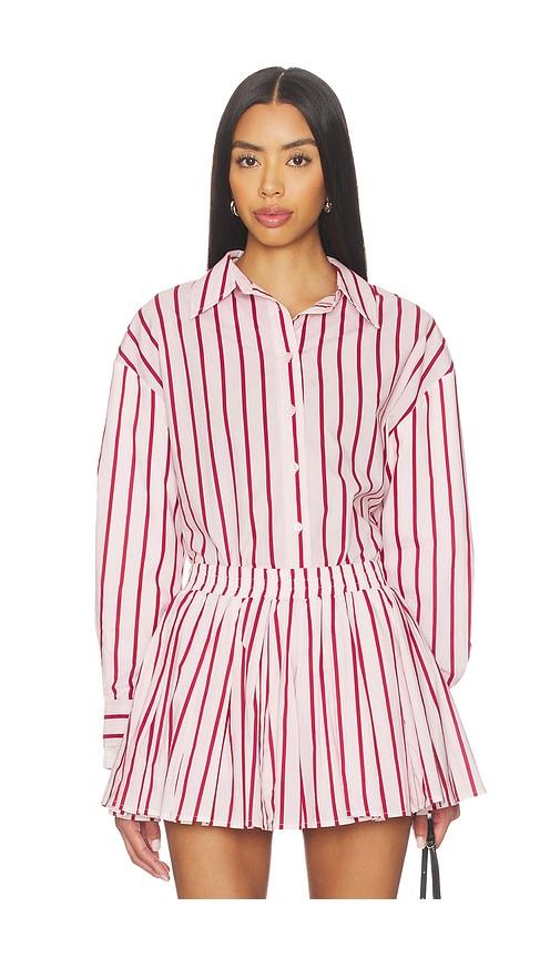 line & dot vivee shirts in pink. - size l (also in s, xs, m)