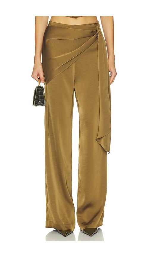line & dot x revolve yve pants in green. - size s (also in xs)