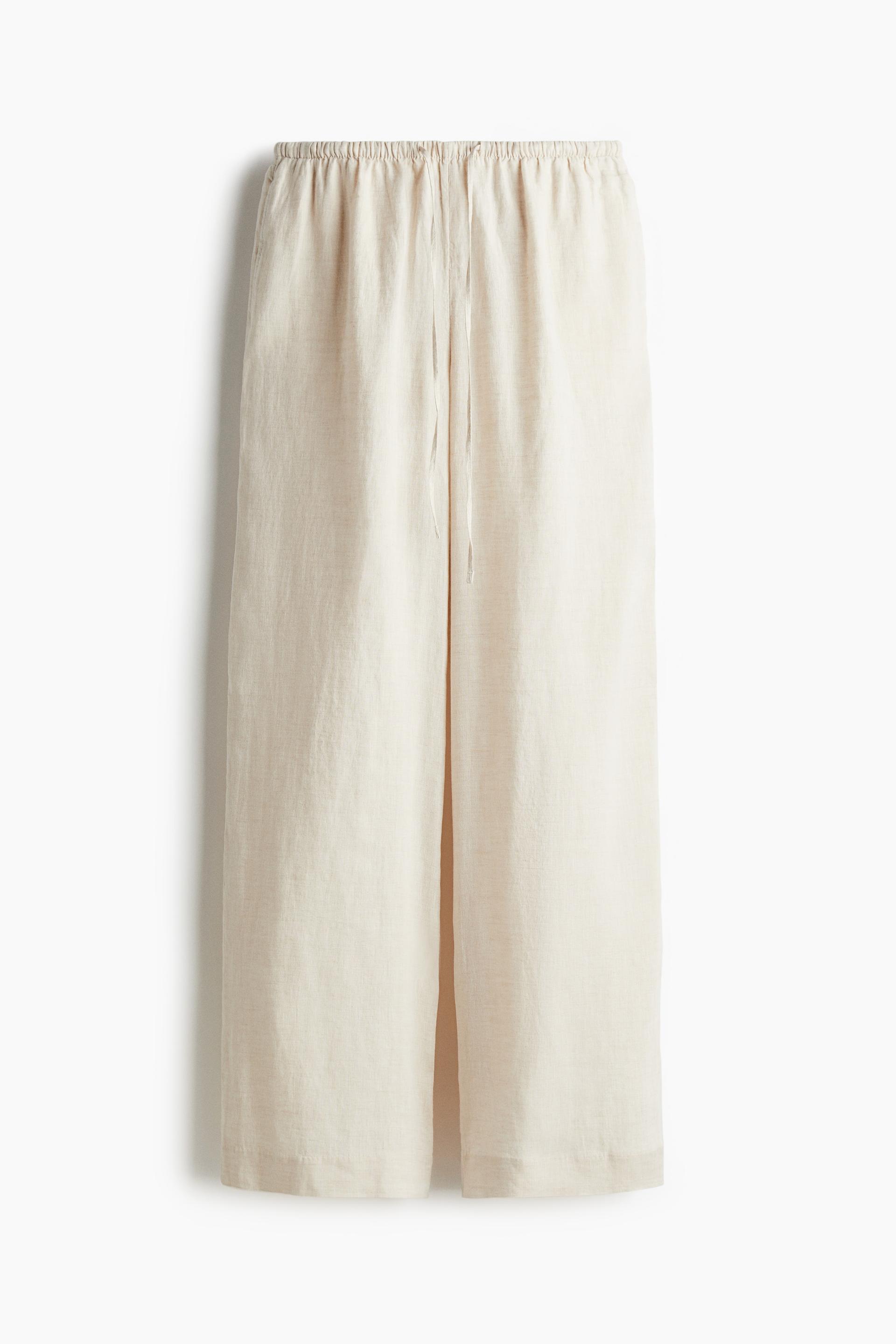 linen drawstring pants