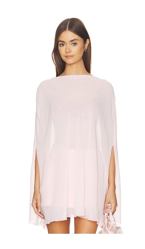 lioness aura poncho in pink. - size l (also in s, xxs, xs, m, xl)