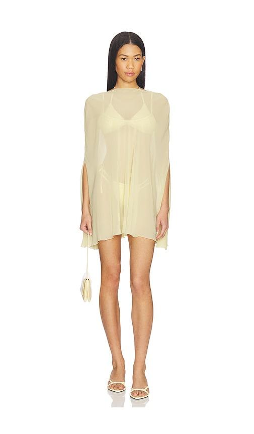 lioness aura poncho in yellow. - size m (also in xs)