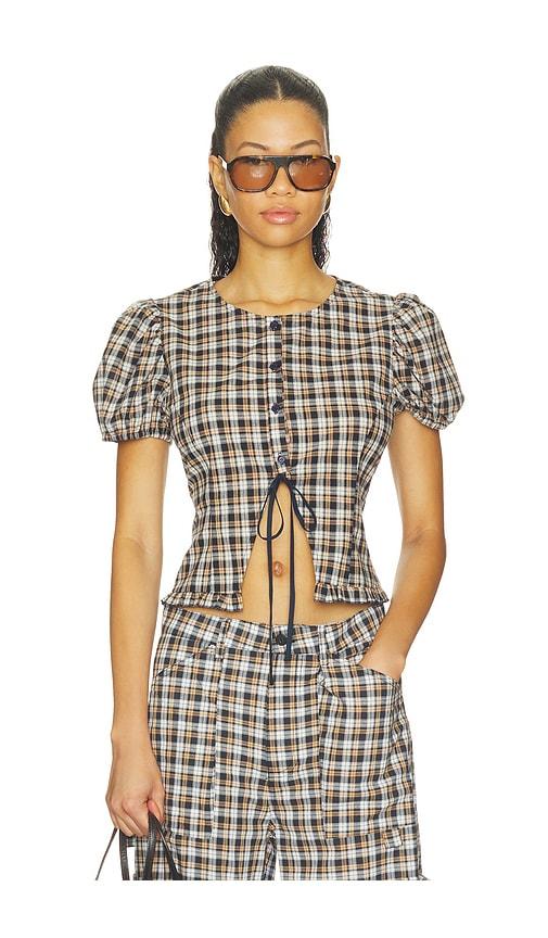 lioness bardot top in multi. - size l (also in s)