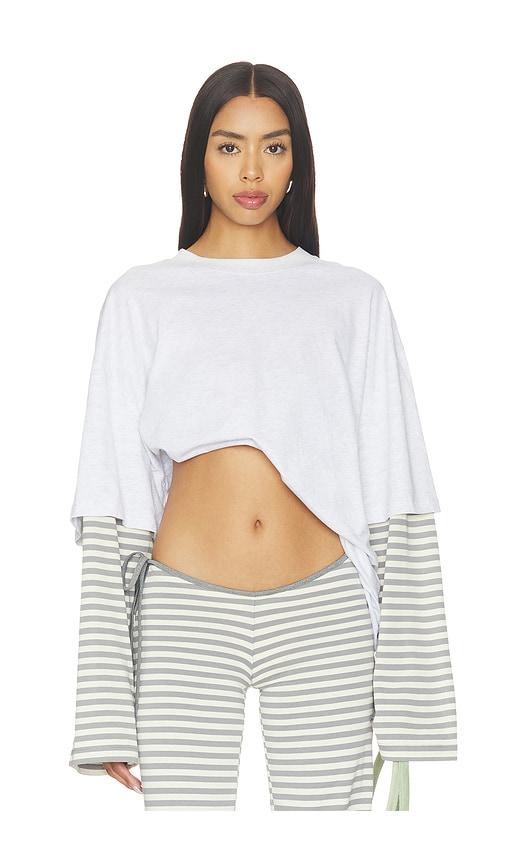 lioness bottega shirt in grey. - size l (also in xxs, xs, s, m, xl, xxl)