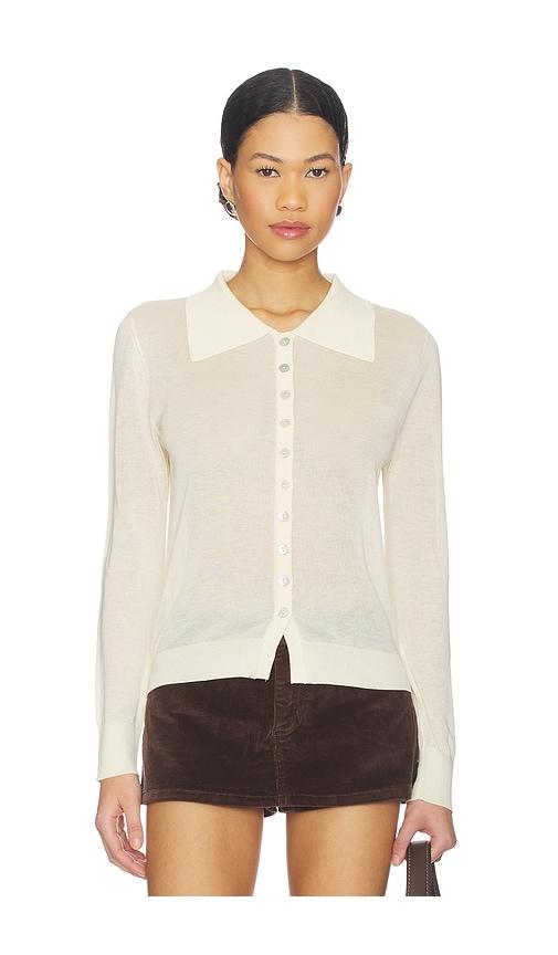 lioness chalet long sleeve top in yellow. - size m (also in s, xxs)