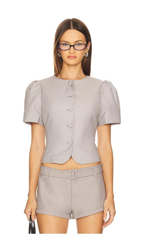 lioness femme blouse in grey. - size xs (also in xxs)