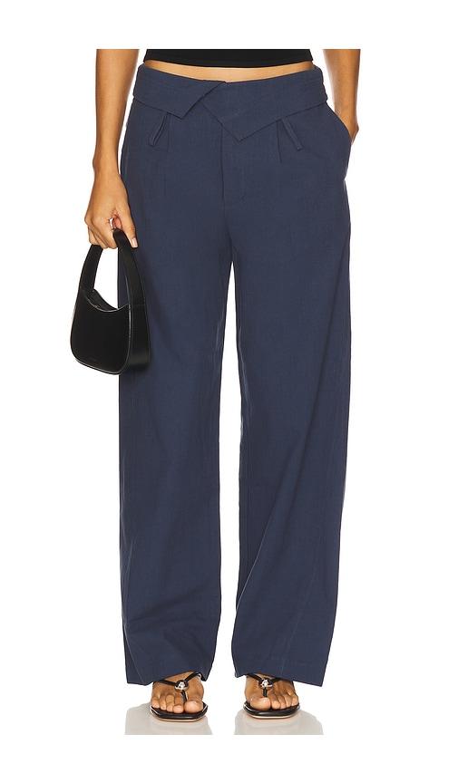 lioness flourish pant in navy. - size xs (also in xxs)