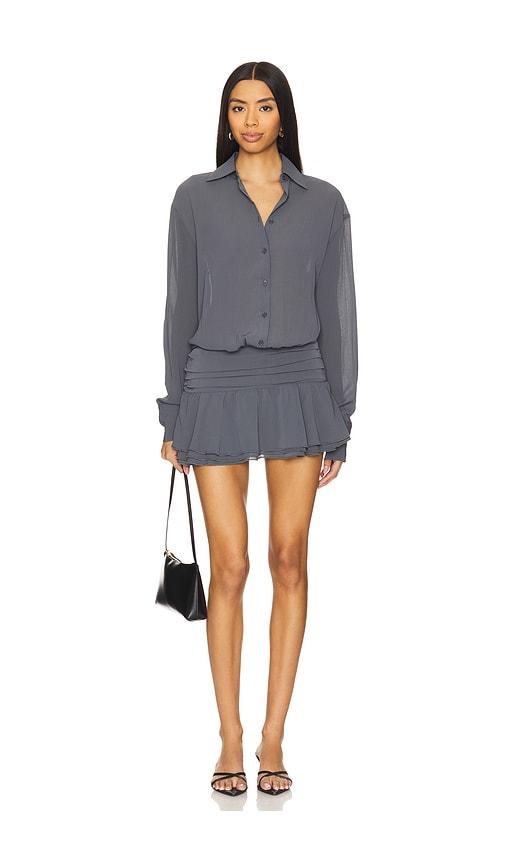 lioness girls girls girls mini dress in grey. - size l (also in xs, m, xl)