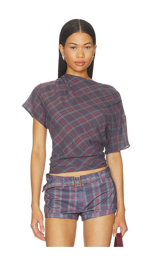 lioness halcyon top in purple. - size xs (also in xxs)
