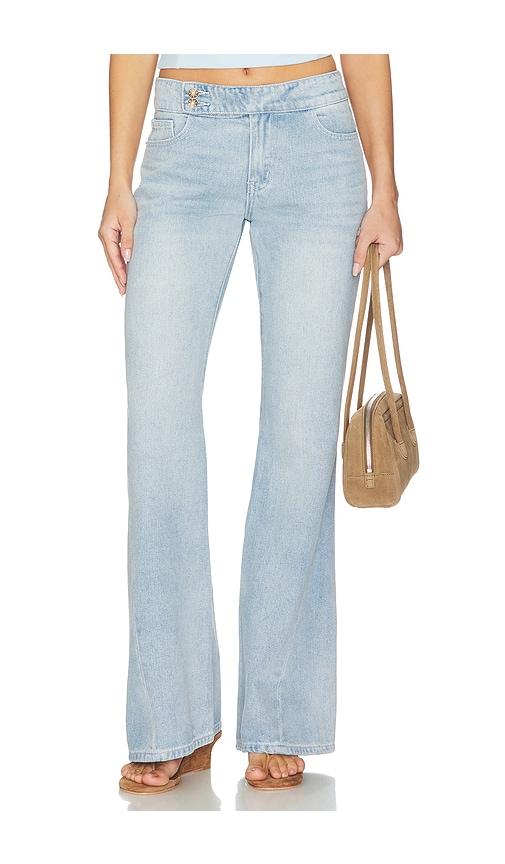 lioness hilton jeans in blue. - size 10 (also in 4, 6, 8, 12, 14, 16)