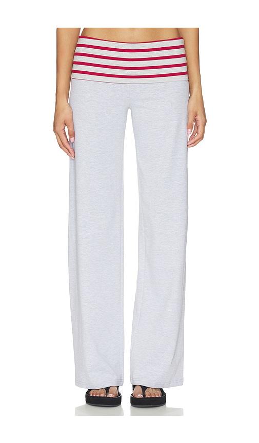 lioness jetset pant in red. - size l (also in s, xxs, xs, m, xl)
