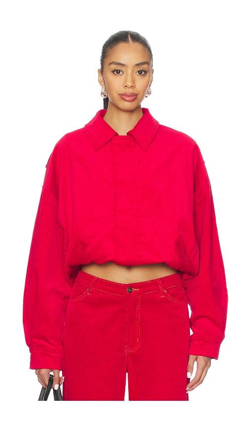 lioness kenny bomber jacket in red. - size m (also in s)