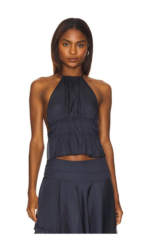 lioness legacy halter top in navy. - size l (also in m, xl, xxl)