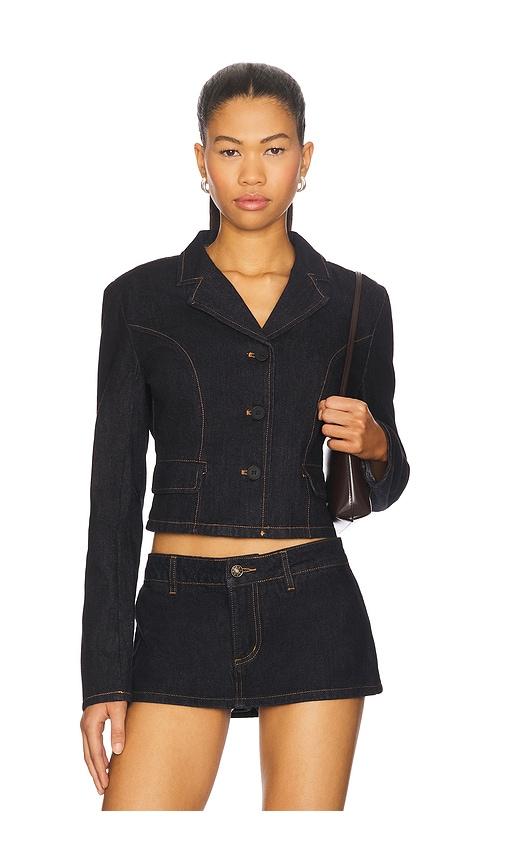 lioness lune blazer in navy. - size l (also in xs, s, m)