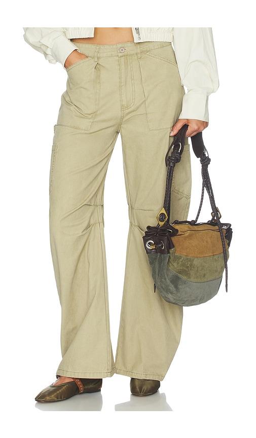 lioness miami vice pant in tan. - size l (also in s, xxs, xs, m, xl)