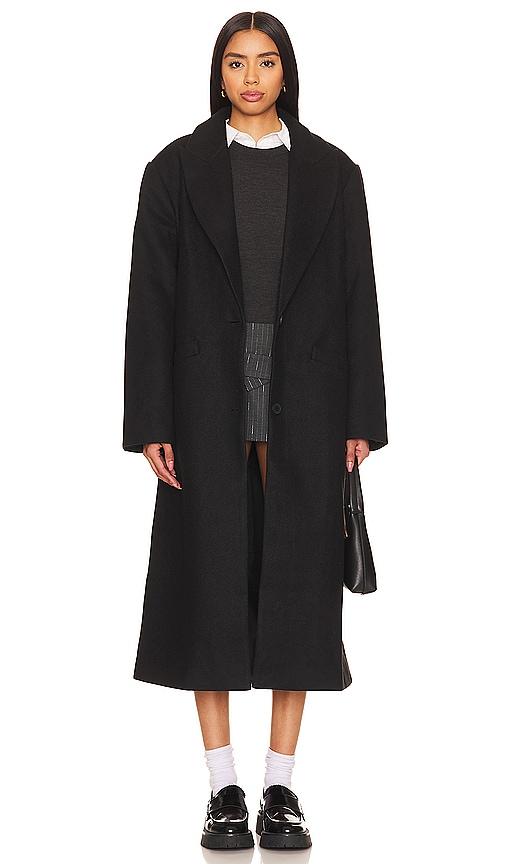lioness olsen coat in black. - size l (also in xxs, xs, m)