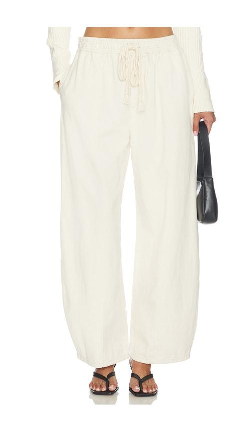 lioness out of office pant in beige. - size l (also in s, xxs, xs, m, xl)