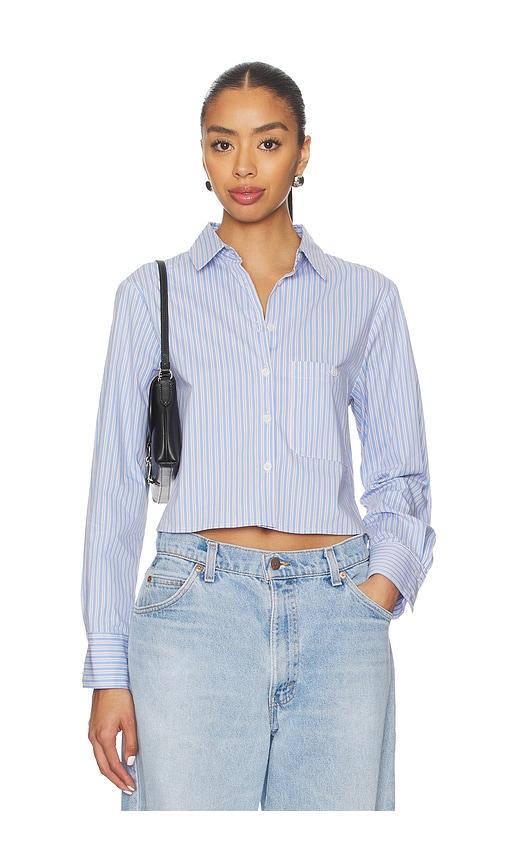 lioness palmer shirt in baby blue. - size l (also in m, s, xl, xs, xxs)