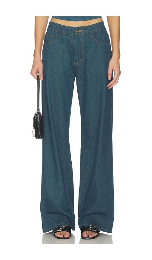 lioness peak jeans in blue. - size l (also in s, xxl)