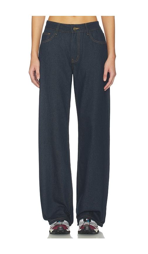 lioness peak jeans in blue. - size l (also in s, xxs, xs, m, xl, xxl)