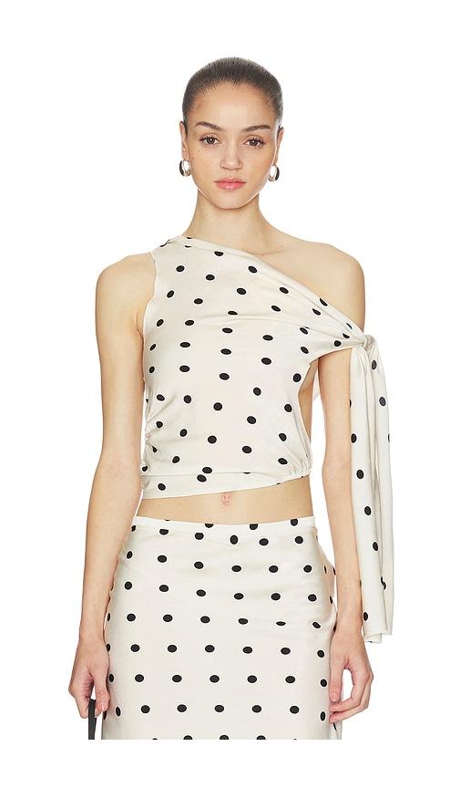 lioness revival cami top in cream. - size l (also in xs, s, m)